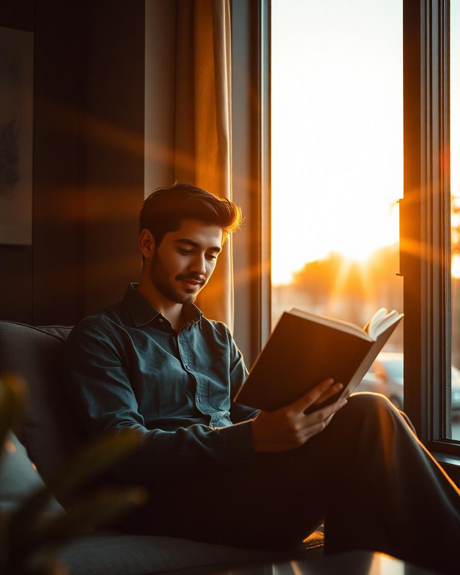 Persona leyendo el libro Cambia tu Chip